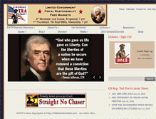 Tablet Screenshot of kingwoodteaparty.com